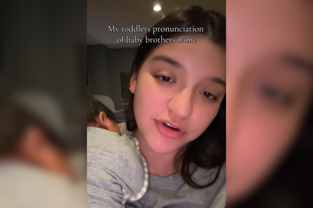 Mom Can’t Cope With Reason Toddler Keeps Getting New Brother’s Name Wrong