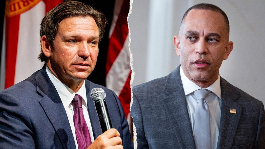 DeSantis says he’s taking up Jeffries’ invitation to ‘F around and find out’ on Florida redistricting effort