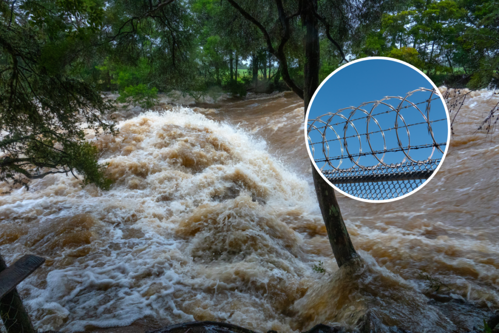 Dam Failure Warning for 200,000 in Texas and New Mexico as Razor Wire Debris Possible