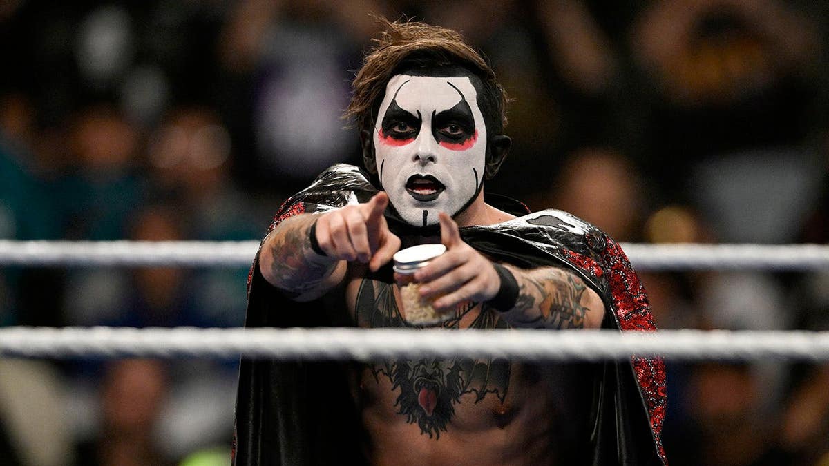 Danhausen entering the arena before a wrestling match at SAP Center in San Jose, California