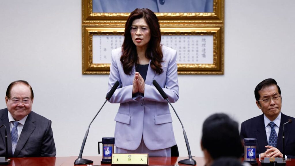 Taiwan opposition leader pledges reconciliation at memorial for founding father in China Taiwan opposition leader pledges reconciliation at memorial for founding father in China