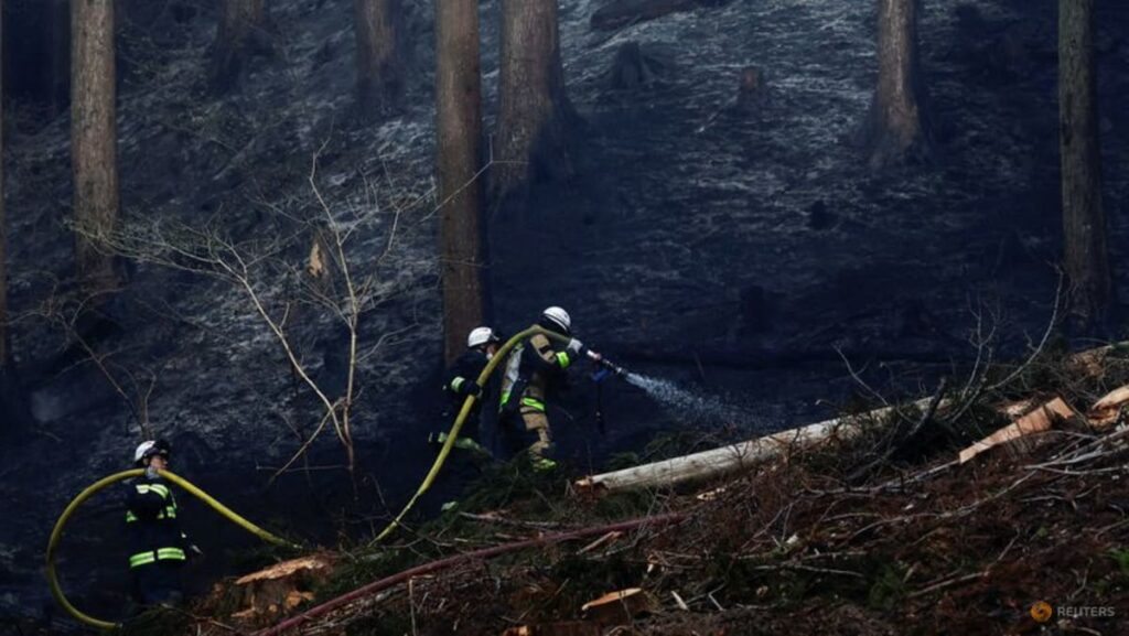 Firefighters in northern Japan struggle to contain blazes as over 3,000 people evacuated