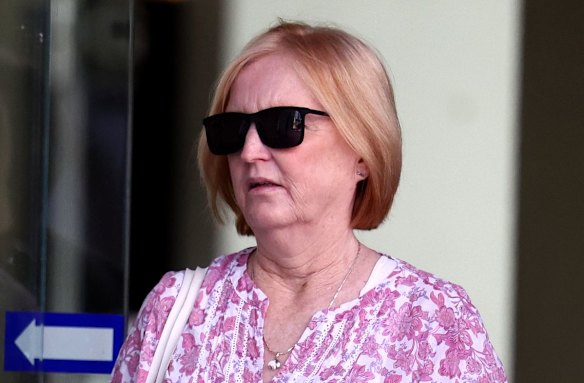 Maree Mavis Crabtree at her murder trial at the Supreme Court in Brisbane on Wednesday, April 8.