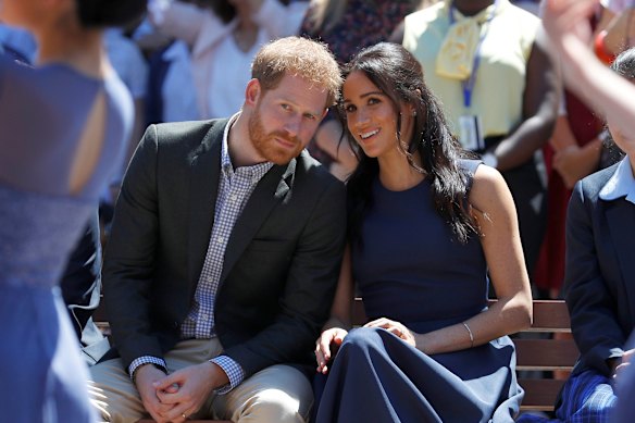 The Duke and Duchess of Sussex, pictured here in Western Sydney in 2018, are returning to Australia under very different circumstances than their last trip. But their itinerary doesn’t look to different from a royal tour.