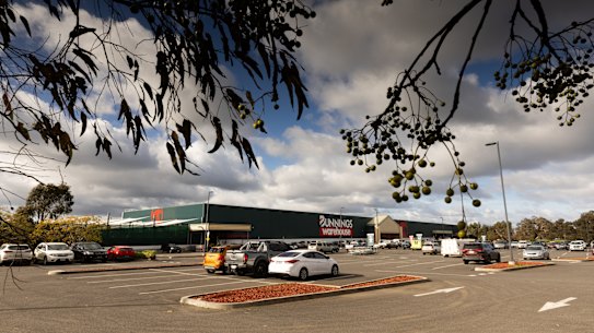 The Bunnings carpark in Craigieburn.