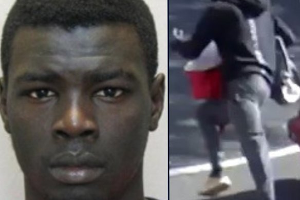 Michael Angok, 30, escaped detention after being transported to Bankstown-Lidcombe Hospital from Villawood on Wednesday.