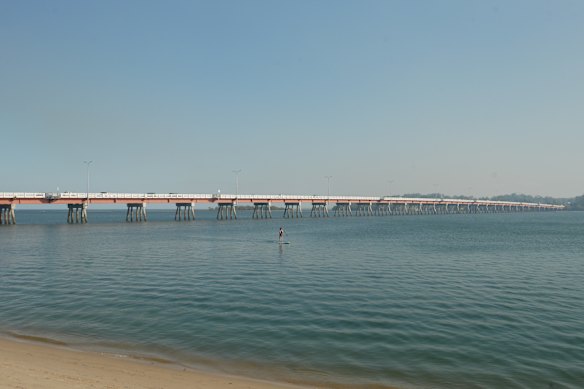 Algae once bloomed right across Pumicestone Passage.