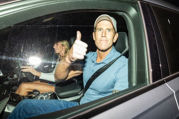 Roberts-Smith’s chaotic exit from Silverwater jail.