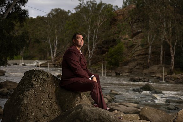 Travis Lovett at Dights Falls.