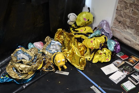 Objects include toy bees –  left by mourners at Bondi Beach in honour of victim Matilda Bee Britvan, are being incorporated into the space.