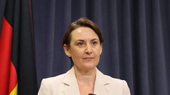 Energy Minister Amber-Jade Sanderson.