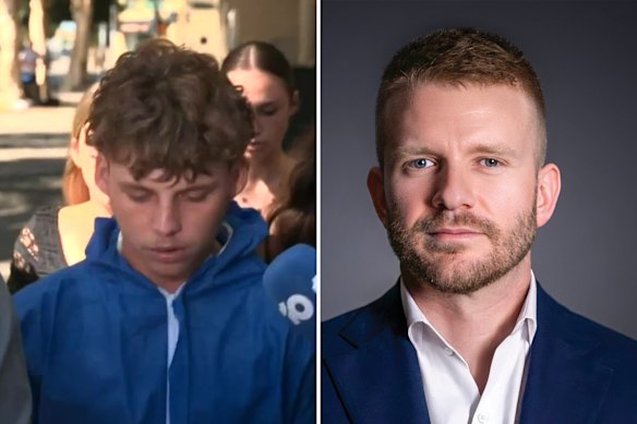 Brodie Jake Dewar, left, is accused of fatally assaulting prominent WA Labor figure Tim Picton.