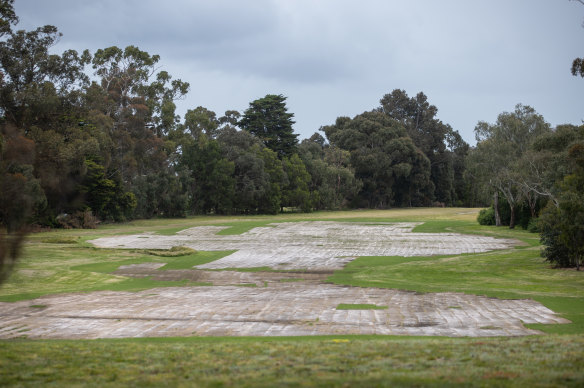 The now-abandoned Kingswood Golf Course. 