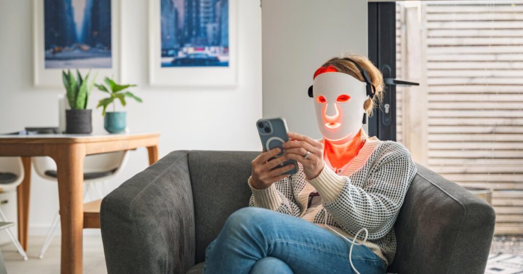 Amazon Shoppers Say Their ‘Fine Lines Have Diminished’ Since Using This Red Light Mask