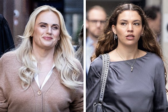 Rebel Wilson, left, is being sued for defamation by Charlotte MacInnes, the star of Wilson’s directorial debut, The Deb.