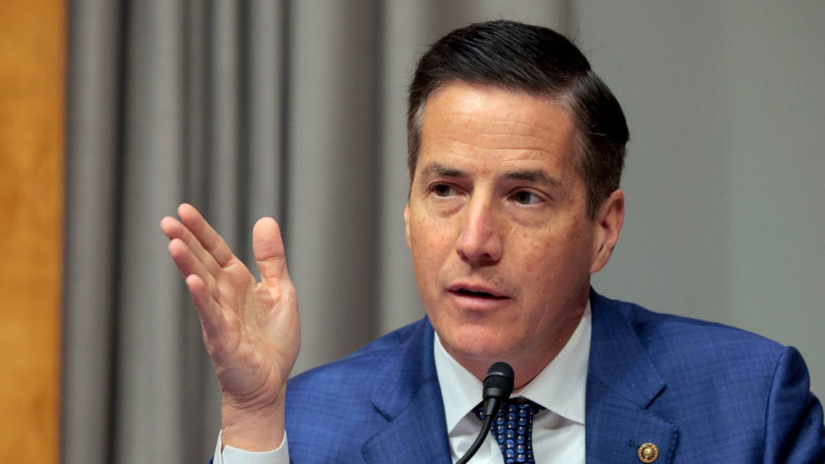 Sen. Bernie Moreno speaking during a hearing