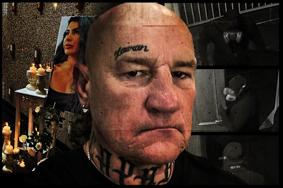 A composite image of Gavin Preston and the crypt of Meshilin Marrogi.