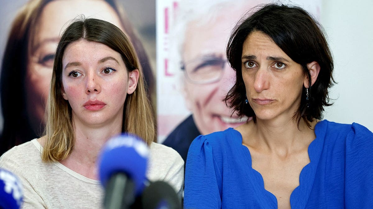 Noemie Kohler and Anne-Laure Paris attending a press conference in Paris