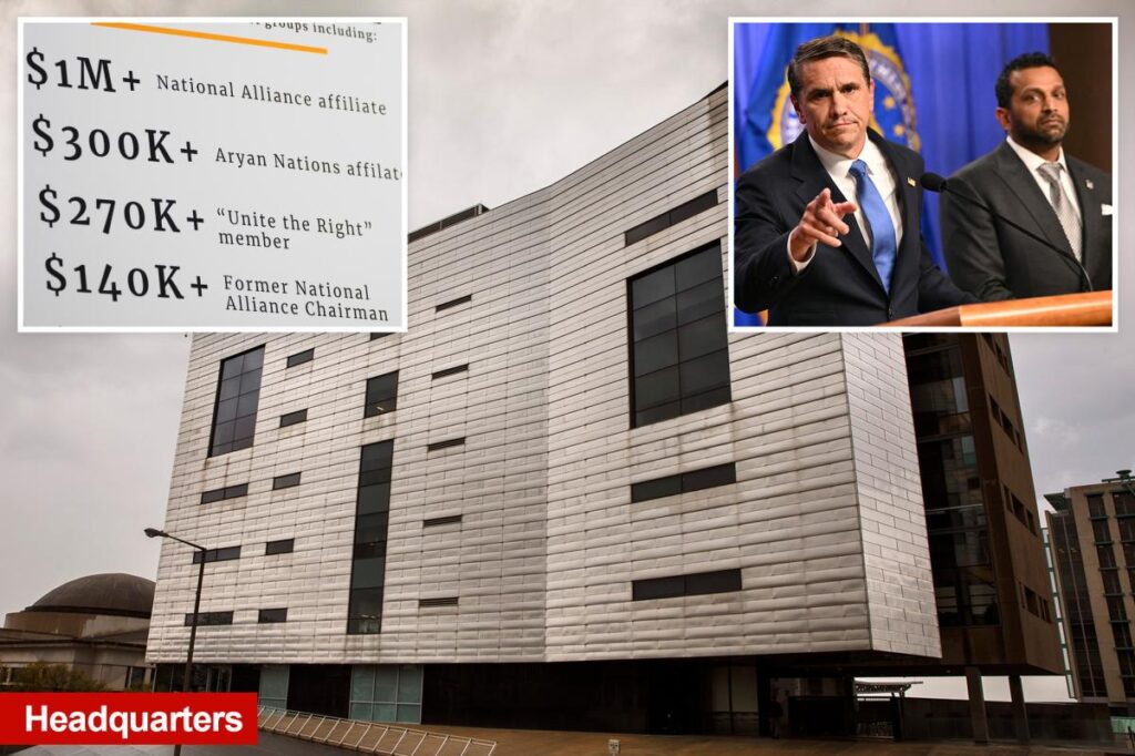 DOJ charges Southern Poverty Law Center with fraud for paying white supremacist groups M to ‘stoke racial hatred’