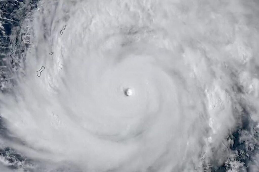 Monster typhoon in the Pacific Ocean is bearing down on group of remote US islands