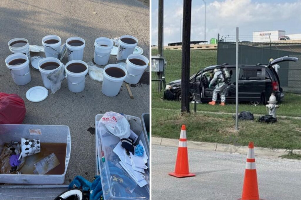 Nearly 500 pounds of liquid meth worth M found in minivan after deadly Texas crash