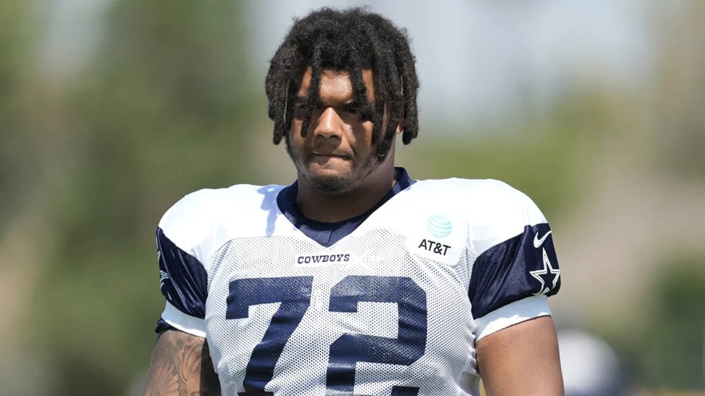 Former Cowboys player Trysten Hill appears to grin after arrest tied to alleged assault of pregnant woman