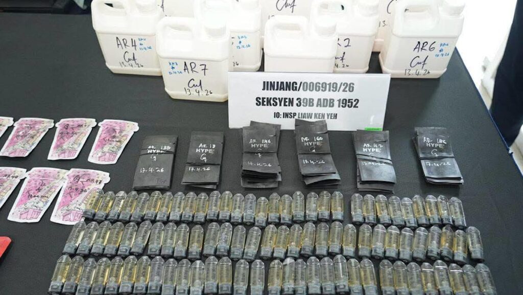 Malaysia police seize vapes containing ‘zombie drug’ in raids on KL shops