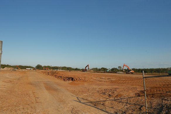 The second phase of the North Harbour development is being built. 