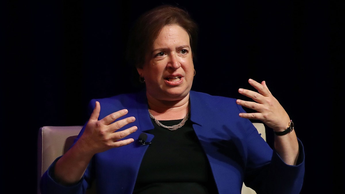 Supreme Court Justice Elena Kagan speaking at George Washington University Law School