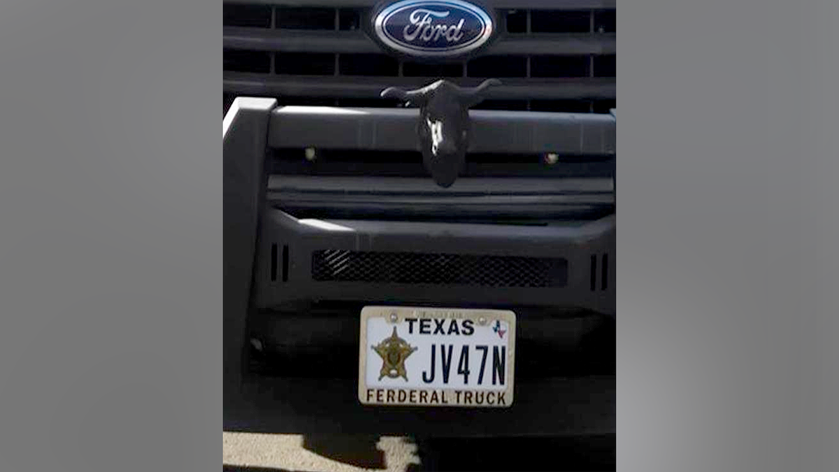 Texas license plate reading 