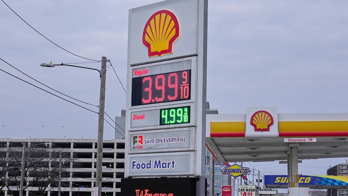 Rising gas prices at the pumps