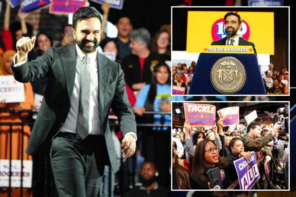 Zohran Mamdani pats himself on the back with 100 days bash, speech as critics call it ‘massive insecurity’