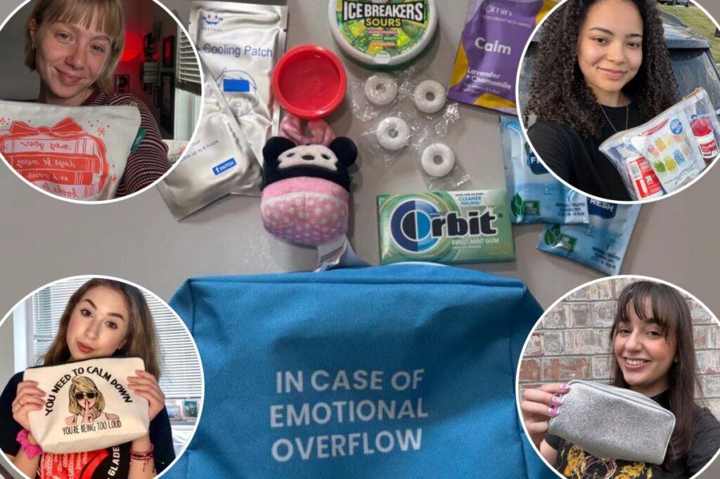 Gen Z is carrying around ‘anxiety bags’ packed with tools to calm their nerves