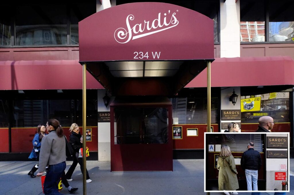 Historic Broadway restaurant Sardi’s to change owners, renovate century-old dining room
