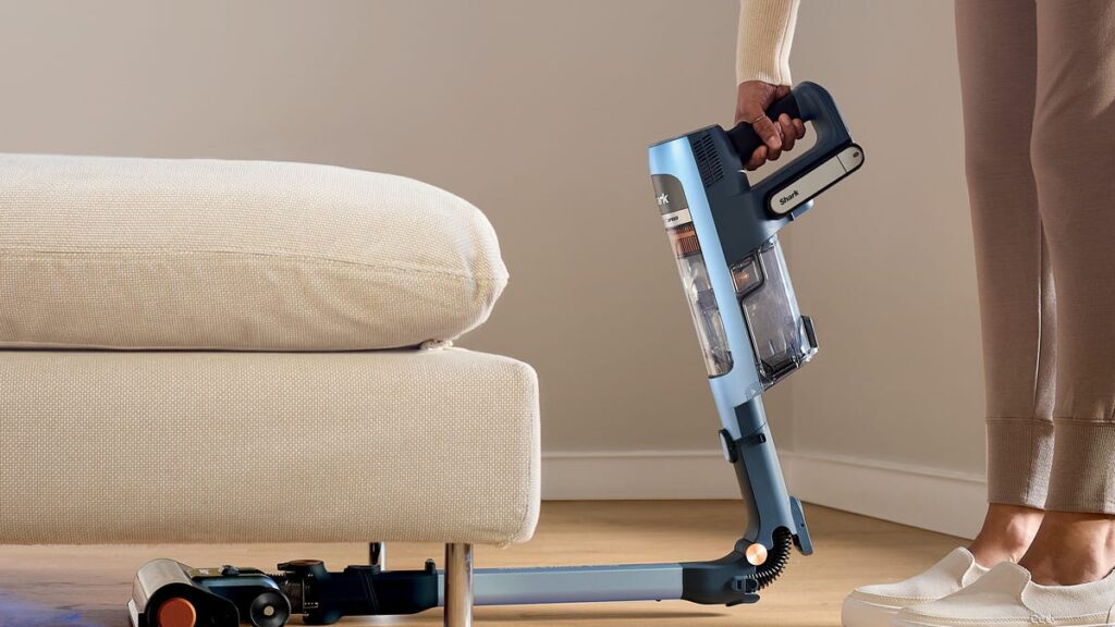 SharkNinja’s New 9 Vacuum Flexes Under Furniture and Can Auto-Empty SharkNinja’s New 9 Vacuum Flexes Under Furniture and Can Auto-Empty