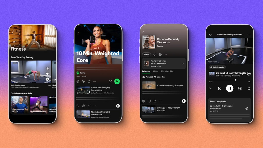 Spotify Enters Its Fitness Era With New Peloton and Influencer Partnership