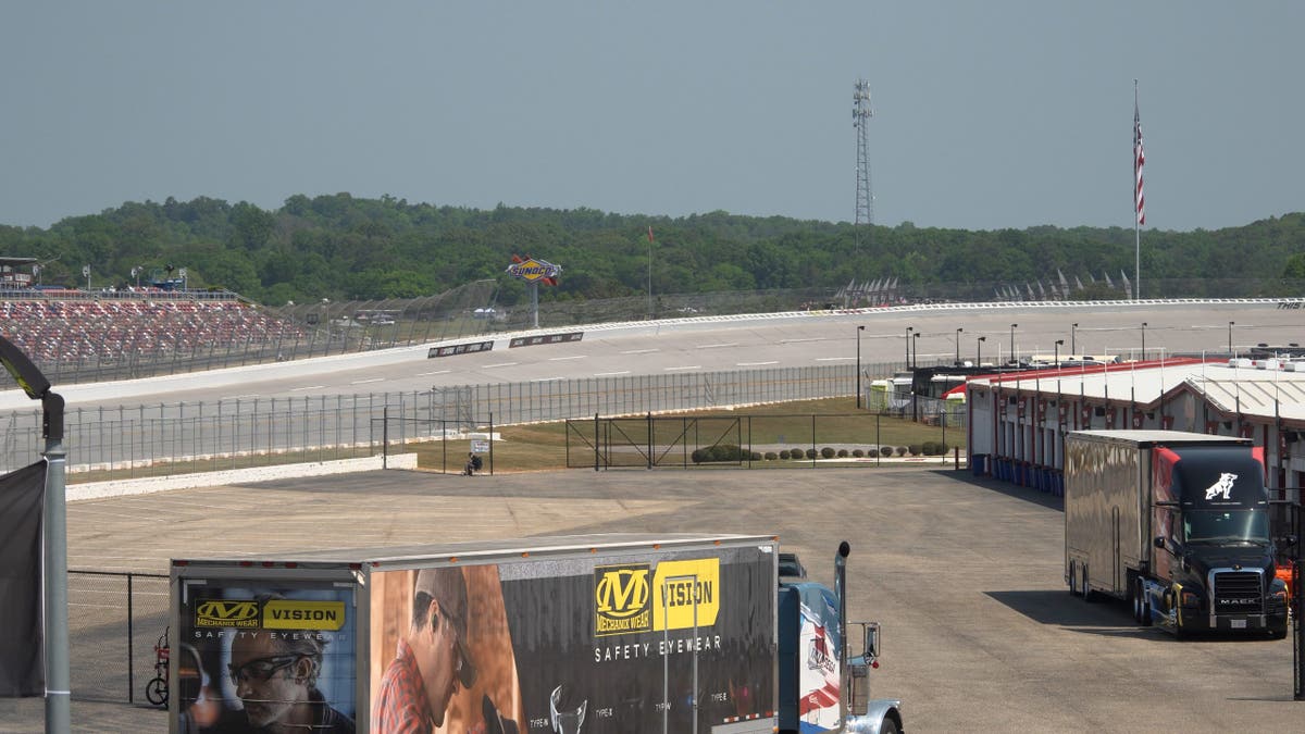 Talladega Superspeedway banking