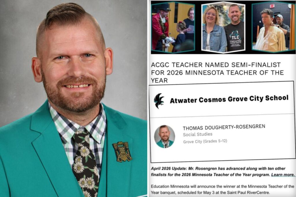 Minnesota Teacher of the Year finalist pulls out after pictures of X-rated BDSM performance resurface