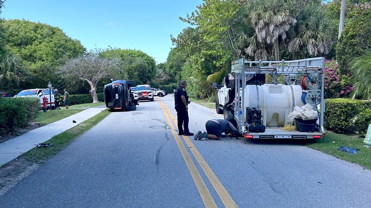 Tiger Woods rollover crash
