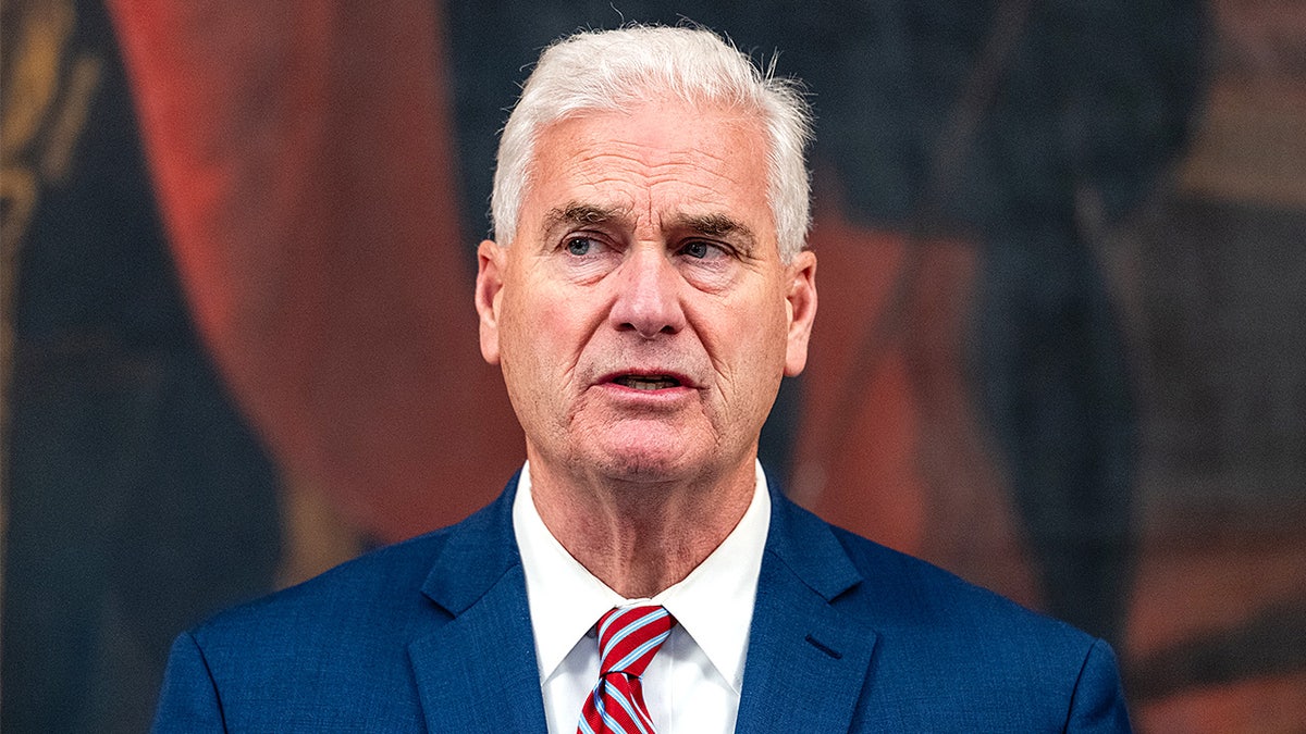 Rep. Tom Emmer speaking at a press conference at the U.S. Capitol
