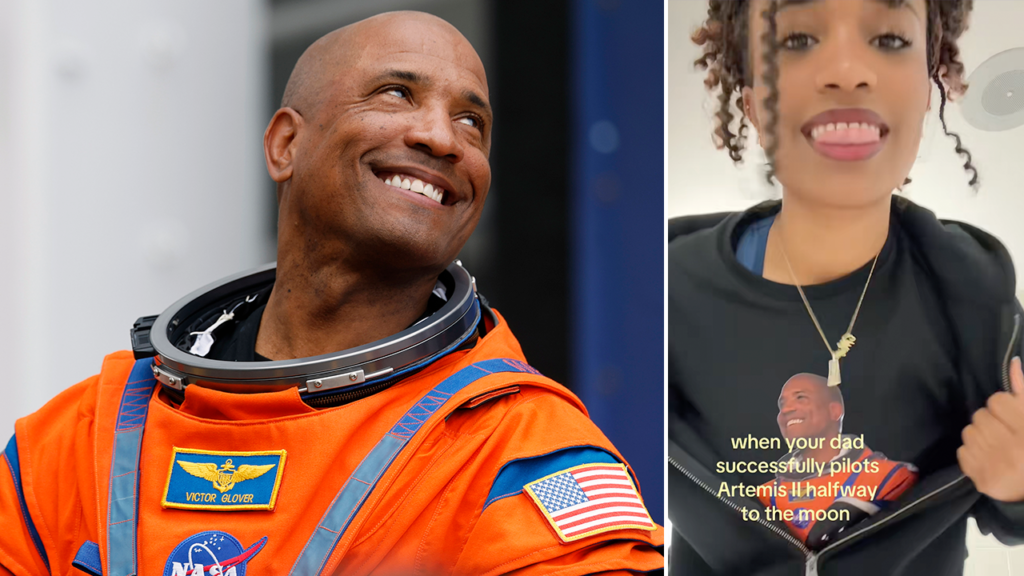 Artemis II pilot Victor Glover’s daughter steals spotlight in viral tribute: ‘First daughter of the moon’