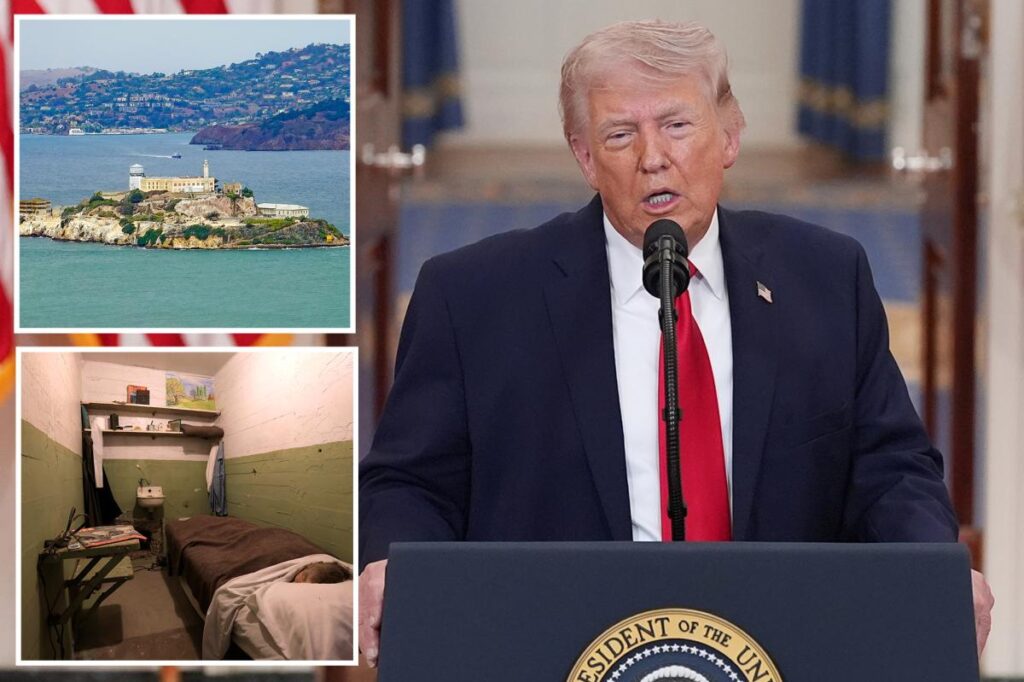 Trump demands 2M to transform Alcatraz from California tourist trap to ‘foreboding’ prison