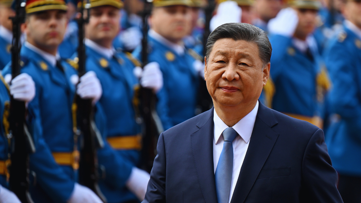 Chinese president Xi Jinping seen in Serbia