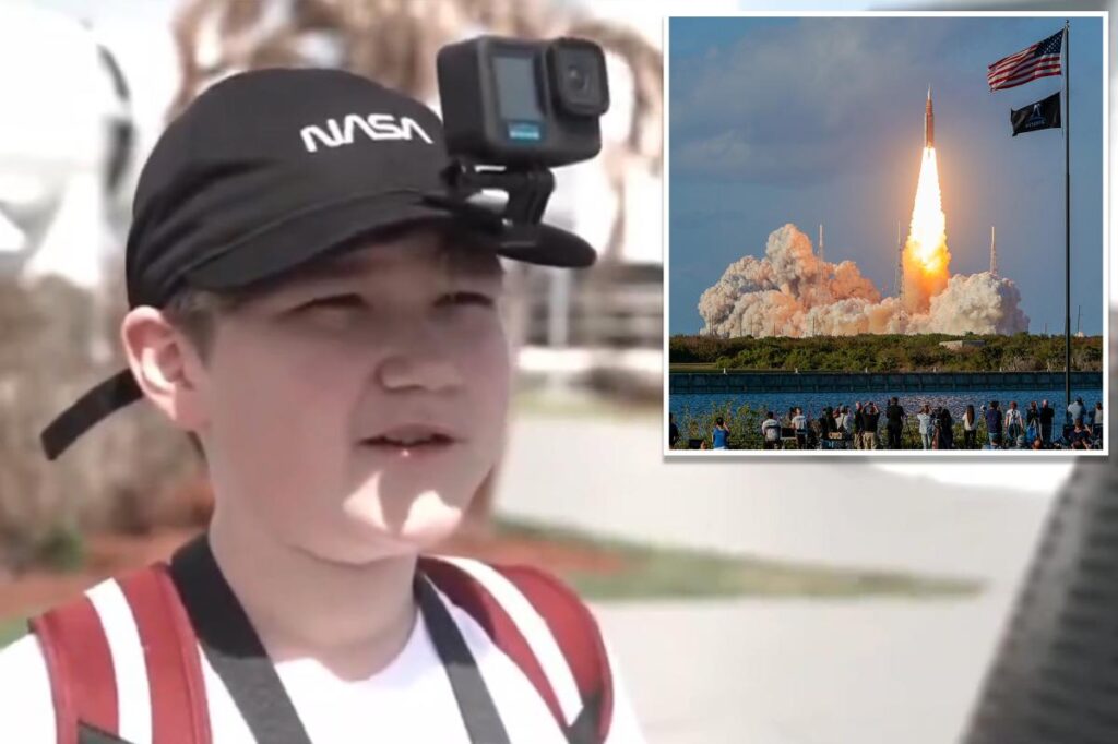 Youngster who witnessed historic Artemis II launch goes viral for priceless response to CNN reporter