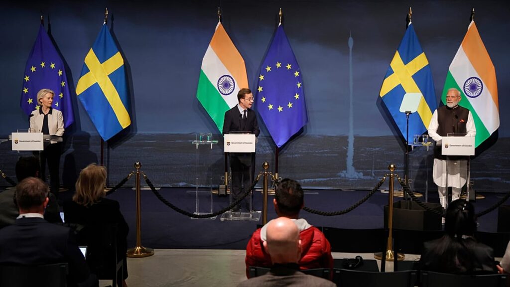 Modi in Sweden: Von der Leyen lauds ‘new era’ in EU-India relations