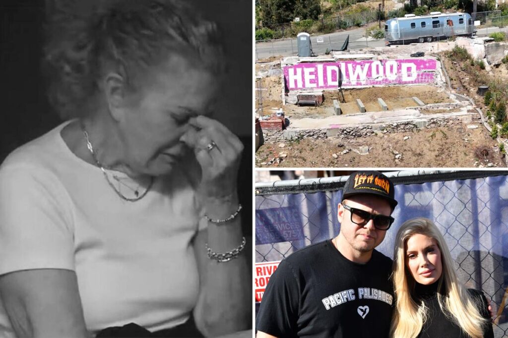Spencer Pratt shares emotional video of his sobbing mother at burned-out Pacific Palisades lot: ‘I feel like all I do is cry’
