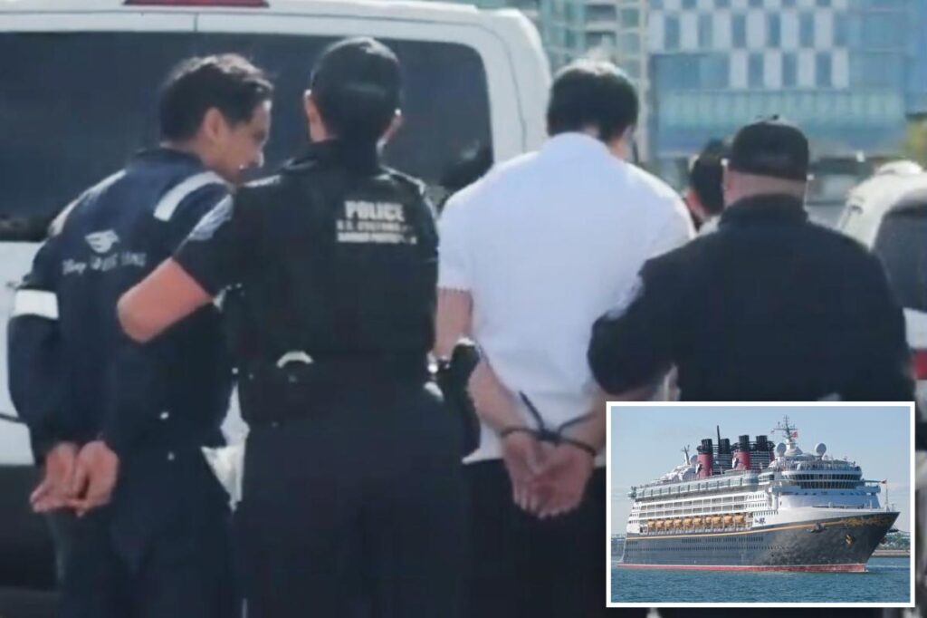 ICE agents storm Disney cruise docking in California and arrest multiple staff in front of stunned passengers