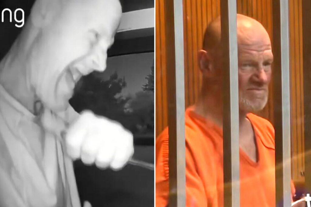Mayhem as Ring camera psycho appears in court over terrifying stalking video Mayhem as Ring camera psycho appears in court over terrifying stalking video