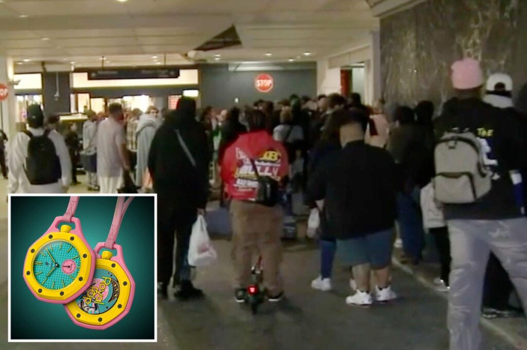 Pocket watch chaos comes to California as long lines and frustration over take viral collab