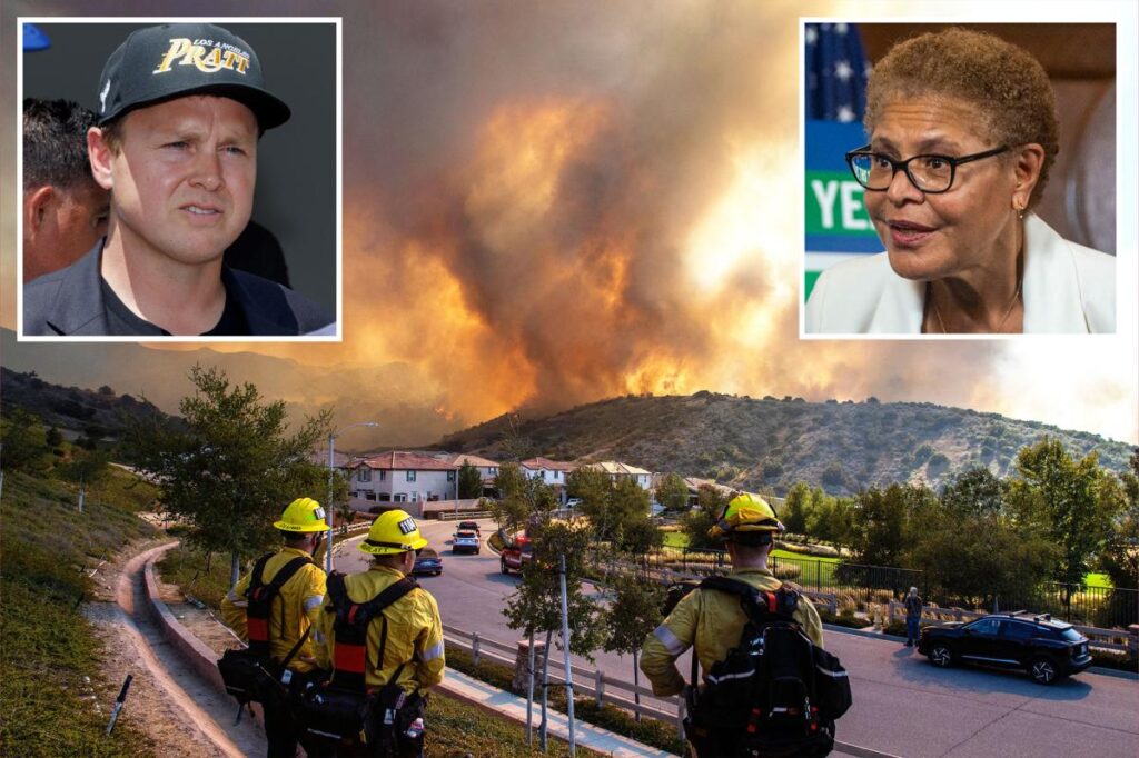 Spencer Pratt calls out Karen Bass amid wildfires, says LA mayor is more worried about giving ‘meth-heads new grills’